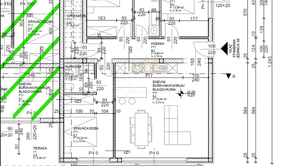 Luxuriöse Wohnung